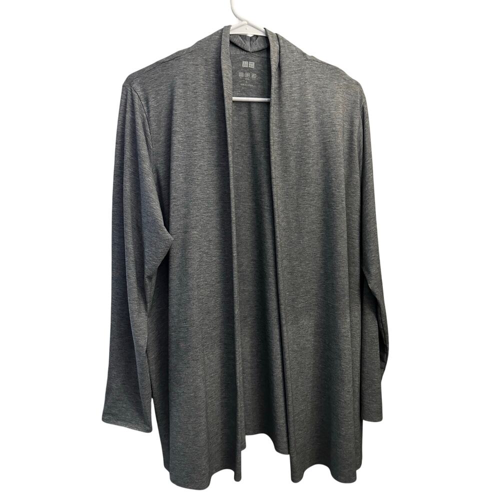 Uniqlo Airism UV Sun Protection Womens Open Long Lightweight Cardigan Large
